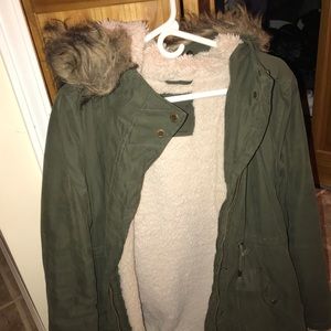 Aeropostale green winter coat